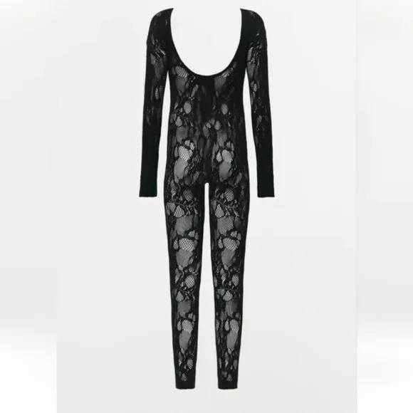 SEAMLESS LACE JUMPSUIT